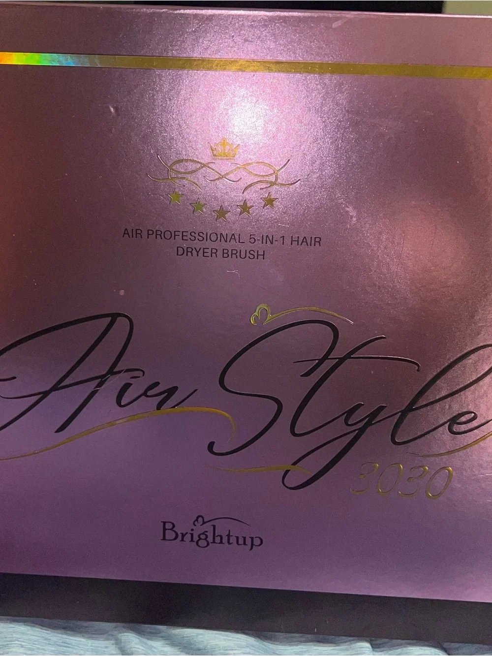 Brightup Air Style 5-in-1 Hair Dryer Brush - Pink